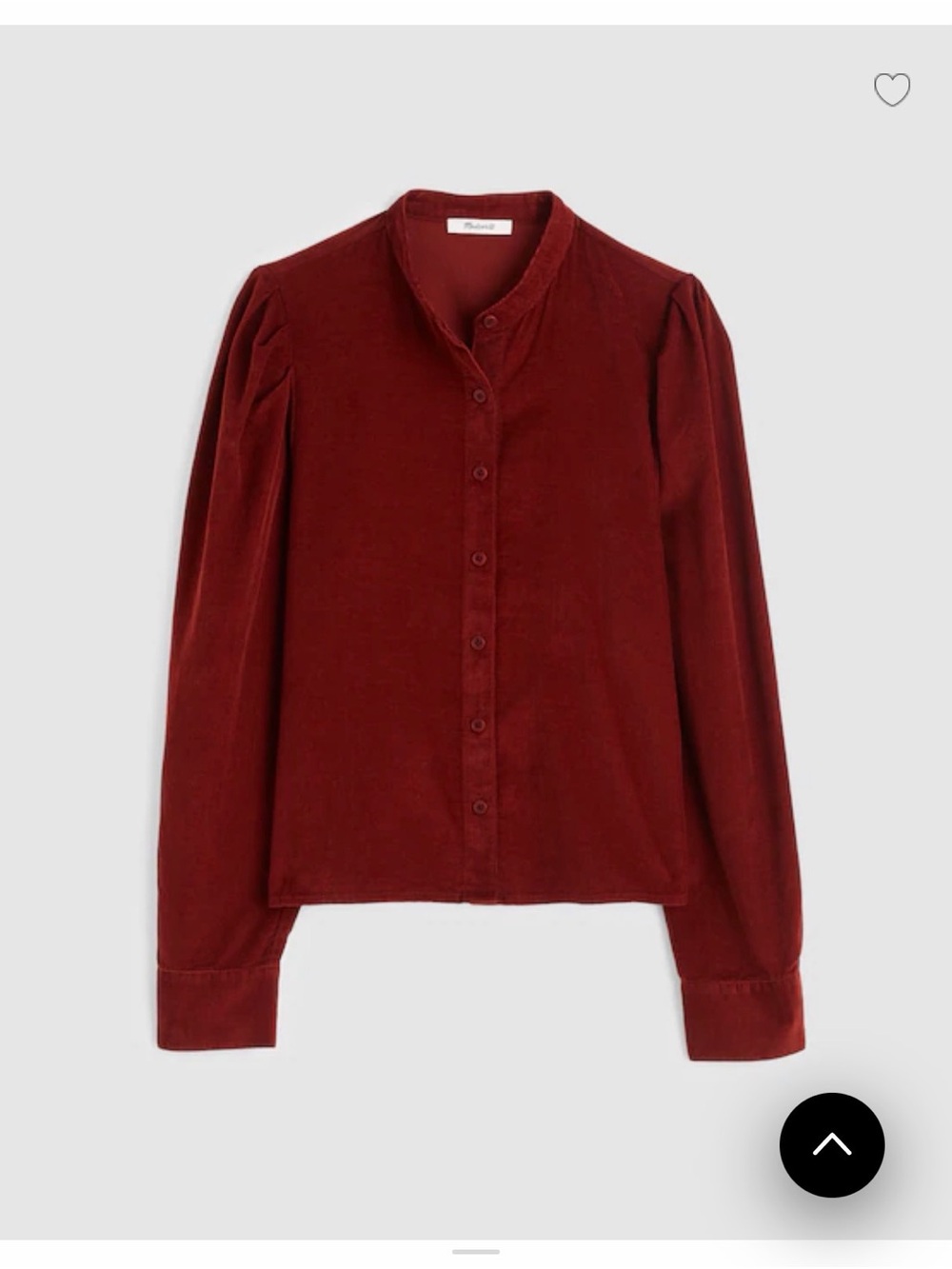 Puff-Sleeve Button-Up Shirt